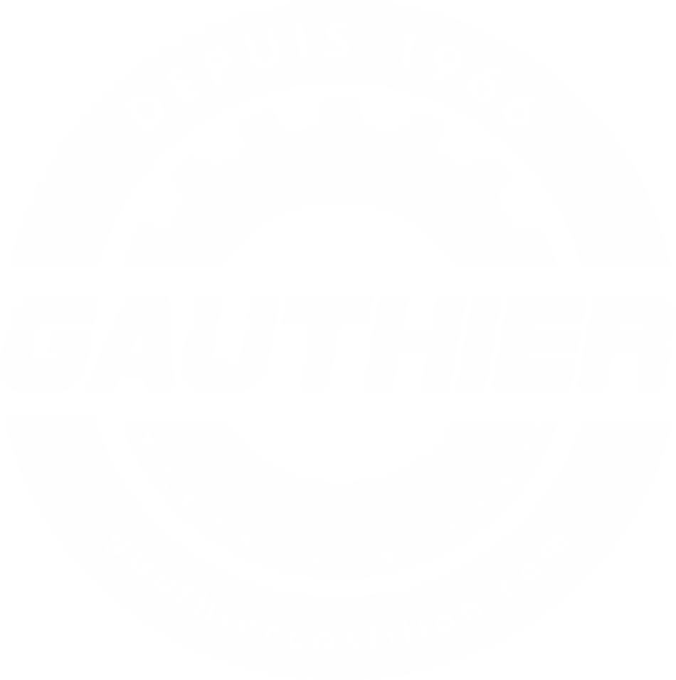 Logo Gauthier Motoculture blanc